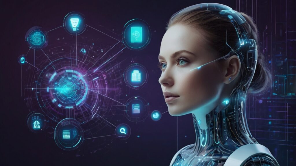 AI-driven sales dashboard displaying real-time data, forecasts, and performance analytics.