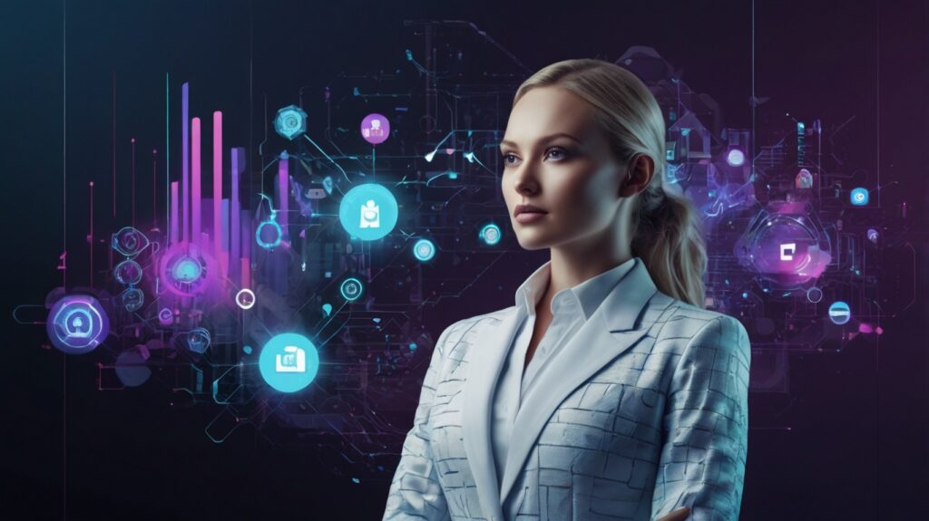 AI-powered chatbot providing instant support to a customer through a digital interface.